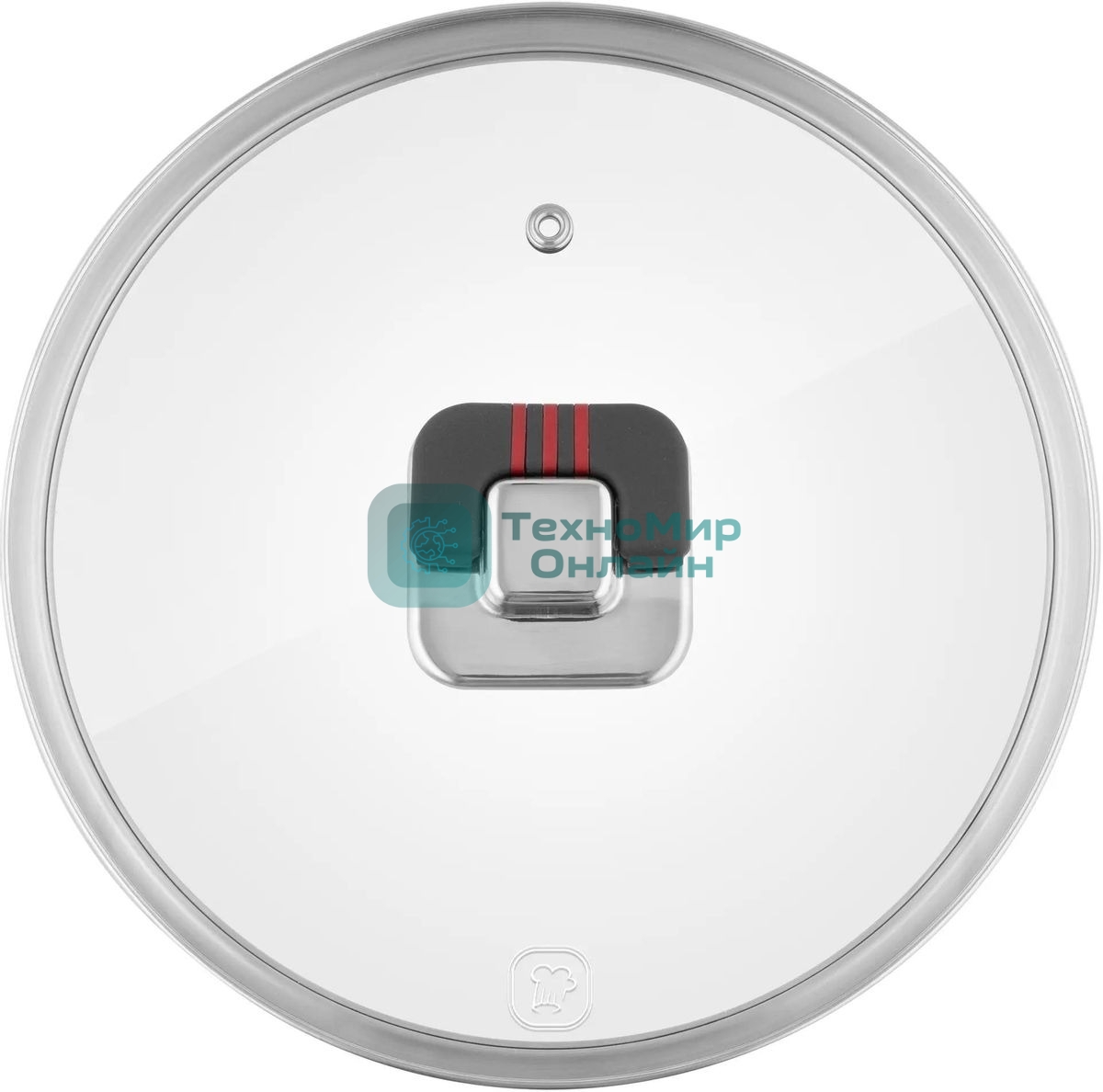 Крышка Rondell Stripes RDA-1619, 20 см, руч. серый