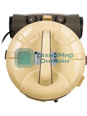 Пылесос Kitfort КТ-5192 золотистый/черный, 1000 Вт, уборка сухая/сбор жидкости, пылесборник контейнер/аквафильтр, 15 л