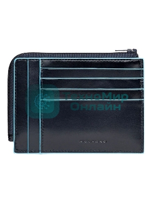 Картхолдер Piquadro Blue Square PU1243B2R/BLU2 синий, натуральная кожа