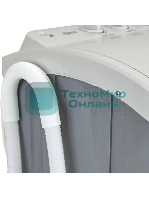 Стиральная машина Фея СМП 40 Н Серый, светло-серый, загрузка вертикальная 4 кг, 1320 об/мин, класс В