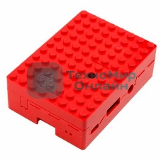 Корпус RA183 red для микрокомпьютера Raspberry Pi 3 ACD Red ABS Plastic Building Block case for Raspberry Pi 3