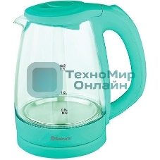Чайник электрический Sakura SA-2733GR мятный, 1,7 л., 2200 Вт