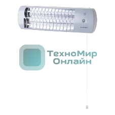 Обогреватель инфракрасный панельный Rexant серый, кварцевый, 1500 Вт, 20 м2, 3 режима обогрева