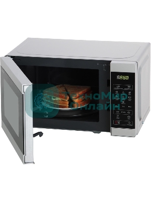 Микроволновая печь Sharp R-2800RSL серебристый, 20 л, 800 Вт, переключатели - сенсор