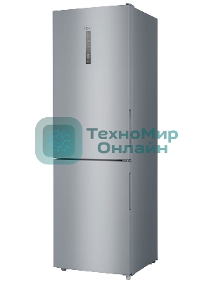 Холодильник Haier CEF535ASD серебристый двухкамерный, 241/105л, морозилка снизу, No Frost