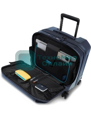 Чемодан Piquadro PQ LIGHT BV6552PQL/BLUO 40x41x23см поликарбонат синий матовый