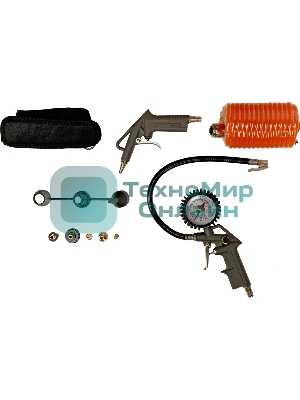 Компрессор воздушный Denzel DL1300, 10 бар, 1,3 кВт, 180 л/мин, 5 л, с набором аксессуаров