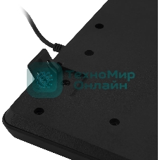 Клавиатура проводная Oklick 145M, USB, черный