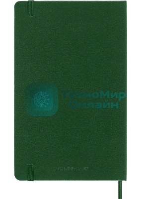 Блокнот Moleskine CLASSIC QP061K15 Large 130х210 мм, 240 страниц, клетка, твердая обложка, зеленый