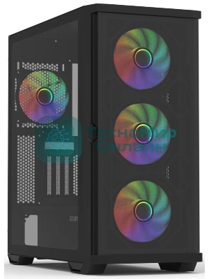 Компьютерный корпус ZALMAN Z10 DUO, ATX, BLACK, WINDOW, 2x3.5