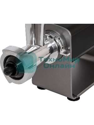 Мясорубка электрическая Pioneer MG225 черный, 3000 Вт, 3.0 кг/мин, реверс, защита от перегрузки, насадки - 4