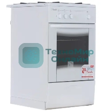 Плита газовая Лысьва ГП 300 МС СТ-2у белый, конфорок 3 газовых, духовка 57 л, 50 см x 84 см x 60 см