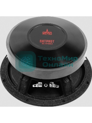 Колонки автомобильные Ural ПАТРИОТ АС-ПТ165.2, (без решетки), 300Вт, 98.5дБ, 4Ом, 16.5 см, (6 1/2 дюйм), 2 шт, широкополосные, однополосные