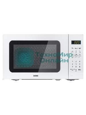 Микроволновая печь BBK 20MWS-767S/W белый, 20 л, 700 Вт, переключатели - сенсор