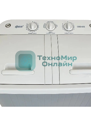 Стиральная машина Фея СМП 40 Н Серый, светло-серый, загрузка вертикальная 4 кг, 1320 об/мин, класс В