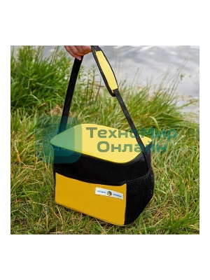 Сумка-холодильник ЧЕТЫРЕ СЕЗОНА 80-0282 объемом 10 л. (2 слоя утепления) с карманами