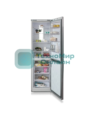Холодильник Бирюса Б-C980NF серый металлопласт двухкамерный 240/130л морозилка снизу, No Frost