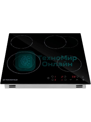 Электрическая варочная панель Maunfeld EVCE594SMDPBK, конфорок: 4 шт., стеклокерамика, независимая, черный