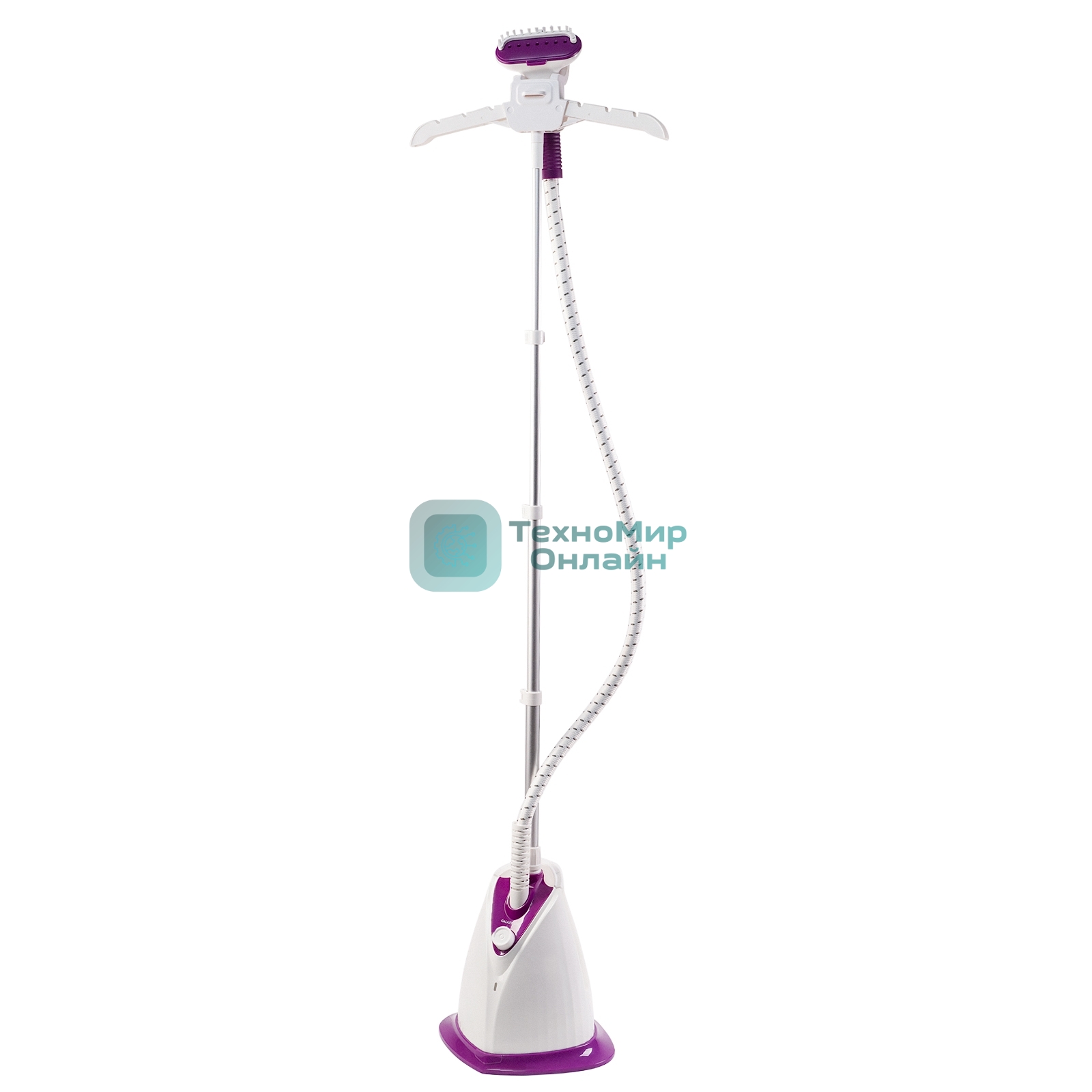 Отпариватель Galaxy Line GL 6211 белый/фиолетовый, 2000 Вт, 40 г/мин, 1700 мл