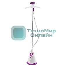 Отпариватель Galaxy Line GL 6211 белый/фиолетовый, 2000 Вт, 40 г/мин, 1700 мл