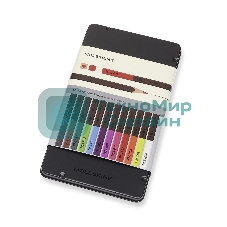 Карандаши цветные Moleskine WATERCOLOUR EW7P12COLA, акварельные, 12 цветов, металлическая коробка