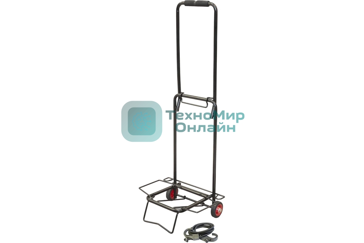 Тележка Рыжий кот BX-15ZP-2 черная, пластик. колеса (15 кг)