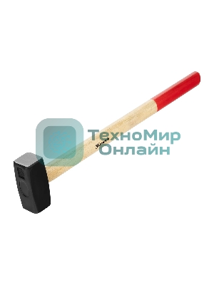 Кувалда Matrix 11029 3000 г, кованая головка, деревянная рукоятка 700 мм