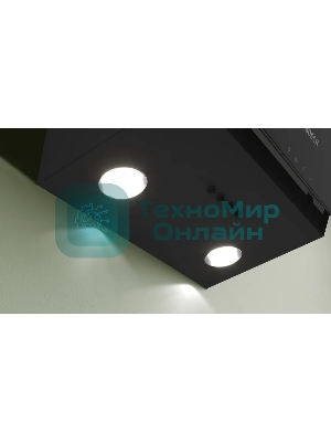 Вытяжка наклонная Bosch DWK63PJ60T 360 м3/ч, 60см, черный, Push buttons