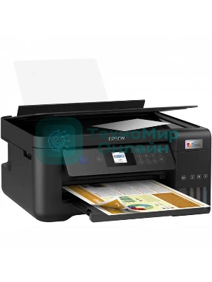 МФУ струйное Epson EcoTank L4260 (C11CJ63415), A4, цветной, печ. до 33 стр/мин. (ч/б) до 15 стр/мин. (цвет), 1440 x 5760 dpi (печать) 1200x2400dpi (скан.), USB, Wi-Fi