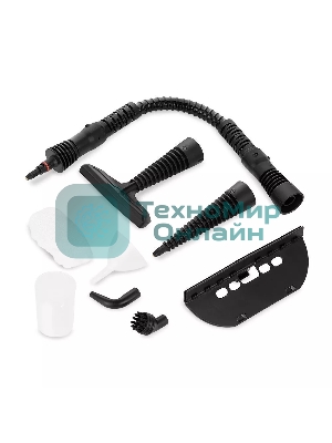 Пароочиститель ручной Kitfort КТ-9140-1 1050Вт черный/желтый