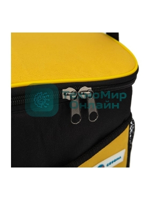 Сумка-холодильник ЧЕТЫРЕ СЕЗОНА 80-0282 объемом 10 л. (2 слоя утепления) с карманами