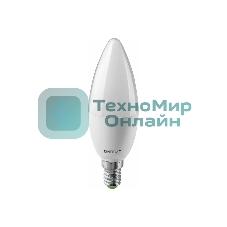 Лампа светодиодная ОНЛАЙТ 61958 OLL-C37-10-230-6.5K-E14-FR