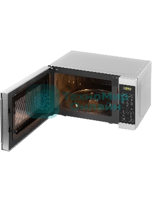 Микроволновая печь Sharp R-2800RSL серебристый, 20 л, 800 Вт, переключатели - сенсор