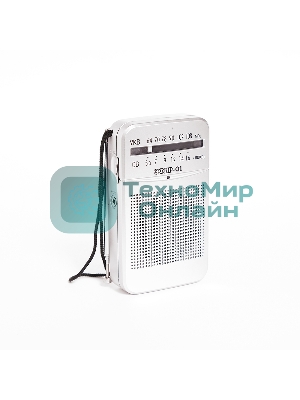 Радиоприемник ЭФИР 01 УКВ 64-108МГц, бат. 2*АА белый