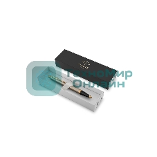 Ручка шариковая Parker IM Core K321 (CW1931670) Brushed Metal GT, M, синие чернила, подарочная коробка