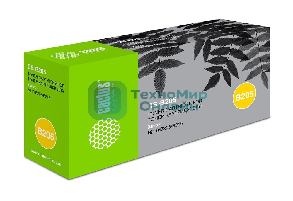 Картридж лазерный Cactus CS-B205 (106R04348) черный (3000 стр.) для Xerox B205/210/215