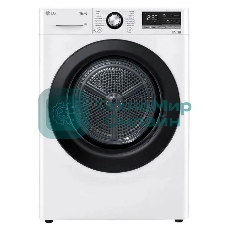 Сушильная машина LG DC90V3V6W белый, 9 кг, сушка - тепловой насос, программ - 14, 60 x 85 x 66 см
