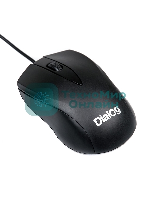 Мышь проводная Dialog Comfort MOС-15U черный, 1200 dpi, USB, кнопки - 3