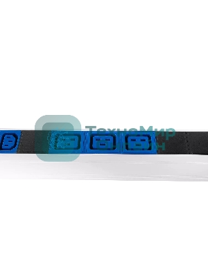 Блок силовых розеток Rem Rem-32, IEC 60320 С13 х 36, IEC 60320 С19 х 6, вход IEC 309, шнур 3 м, 1 863мм, однофазный 32А, автомат + индикатор, серый, 2