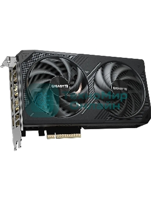 Видеокарта Gigabyte GeForce RTX 5060 Ti Windforce OC, NVIDIA RTX 5060 Ti, 8 ГБ GDDR7, 128 бит, PCI-e 5.0, 1xHDMI, 3xDP, 2587 МГц