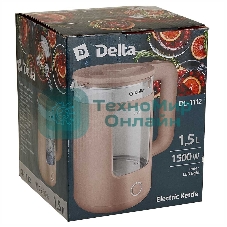 Чайник электрический Delta DL-1112 бежевый