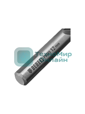Сверло спиральное по металлу Denzel 12 x 151мм, Р6М5, Golden Tip