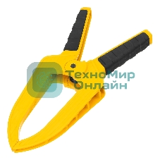 Струбцина Denzel клещеобразная, удлиненная 75 х 110 мм двухкомпонентные рукоятки