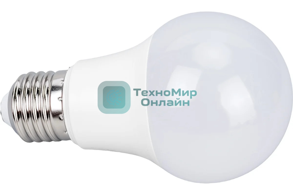 Светодиодная лампа Smartbuy-A60-09W/3000/E27. цоколь Е27, 9 Вт, 220 В, 30000 ч, 3000 К
