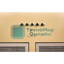 Вытяжка встраиваемая LEX GS Bloc P 900 слоновая кость управление: кнопочное (1 мотор)