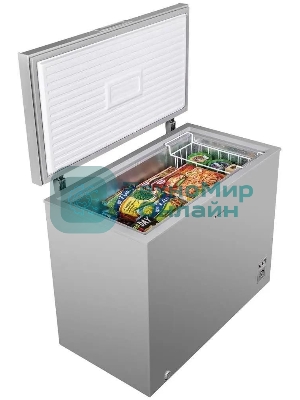 Морозильный ларь Maunfeld MFL200GR, серый, 200л
