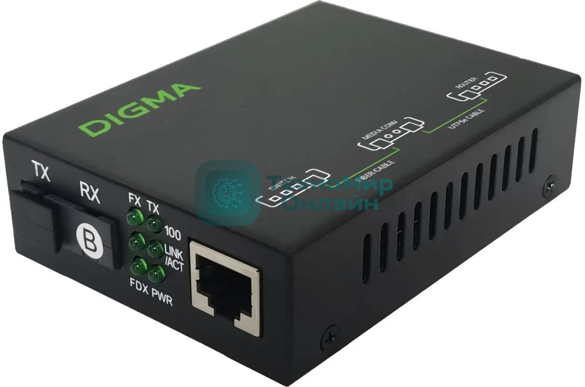 Медиаконвертер Digma DMC-1F53-20B