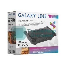 Гриль электрический Galaxy Line GL 2977, черный, механическое управление, 1800 Вт