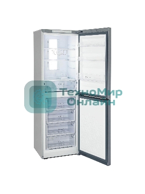 Холодильник Бирюса Б-M940NF металлик двухкамерный 210/130л морозилка снизу, No Frost