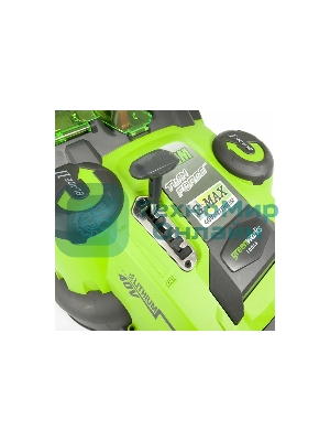 Газонокосилка аккумуляторная GreenWorks G40LM49DB, TwinForce, 40V, 49 см, без АКБ и ЗУ (2500207)